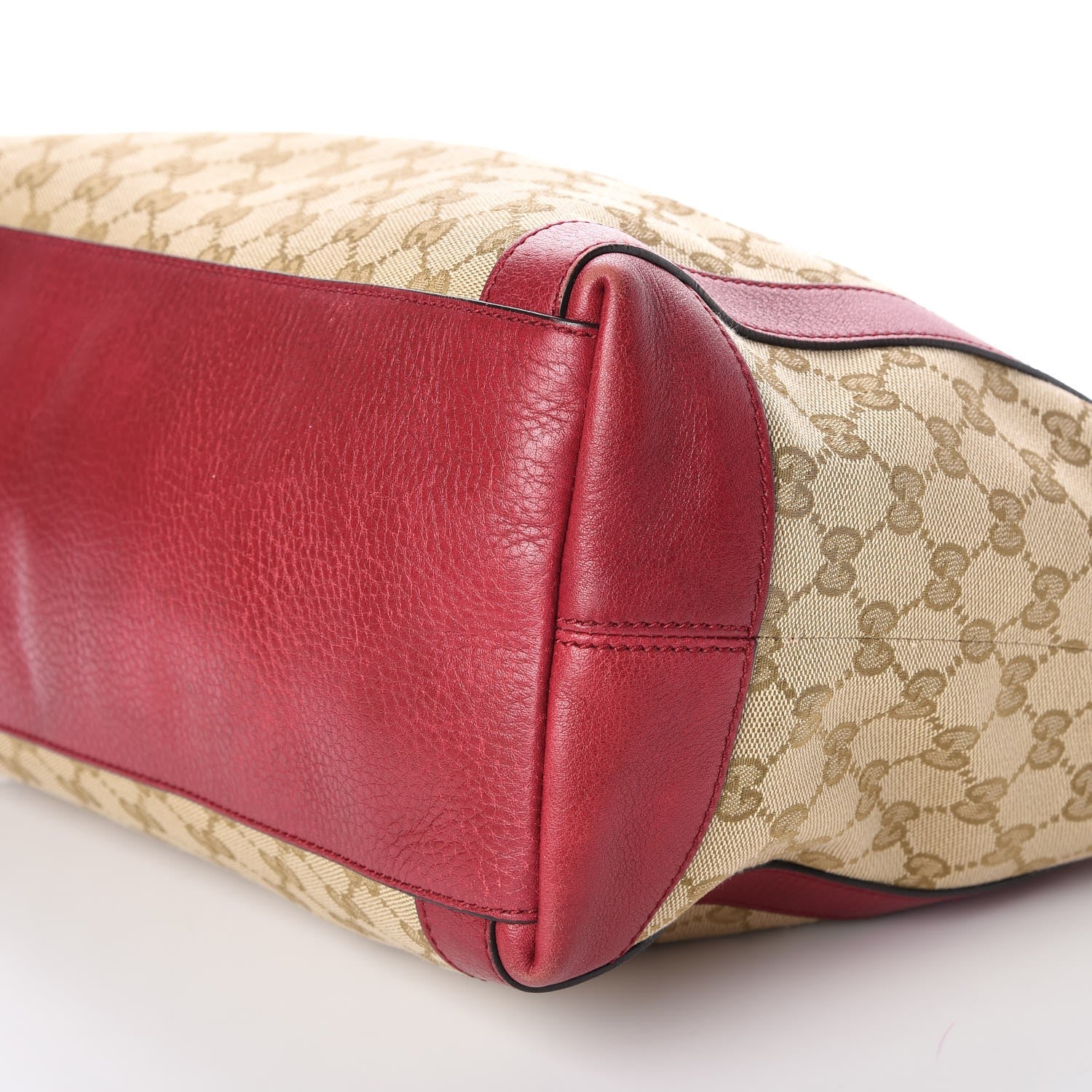 Gucci Monogram Medium Miss GG Top Handle Bag Dark Red 10 of 10