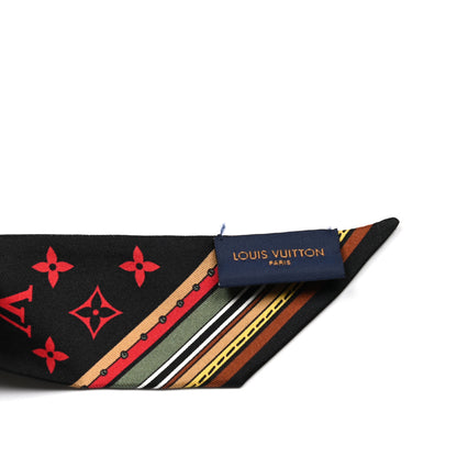 Louis Vuitton Silk Monogram Essentials LV BB Bandeau Black 3 of 3