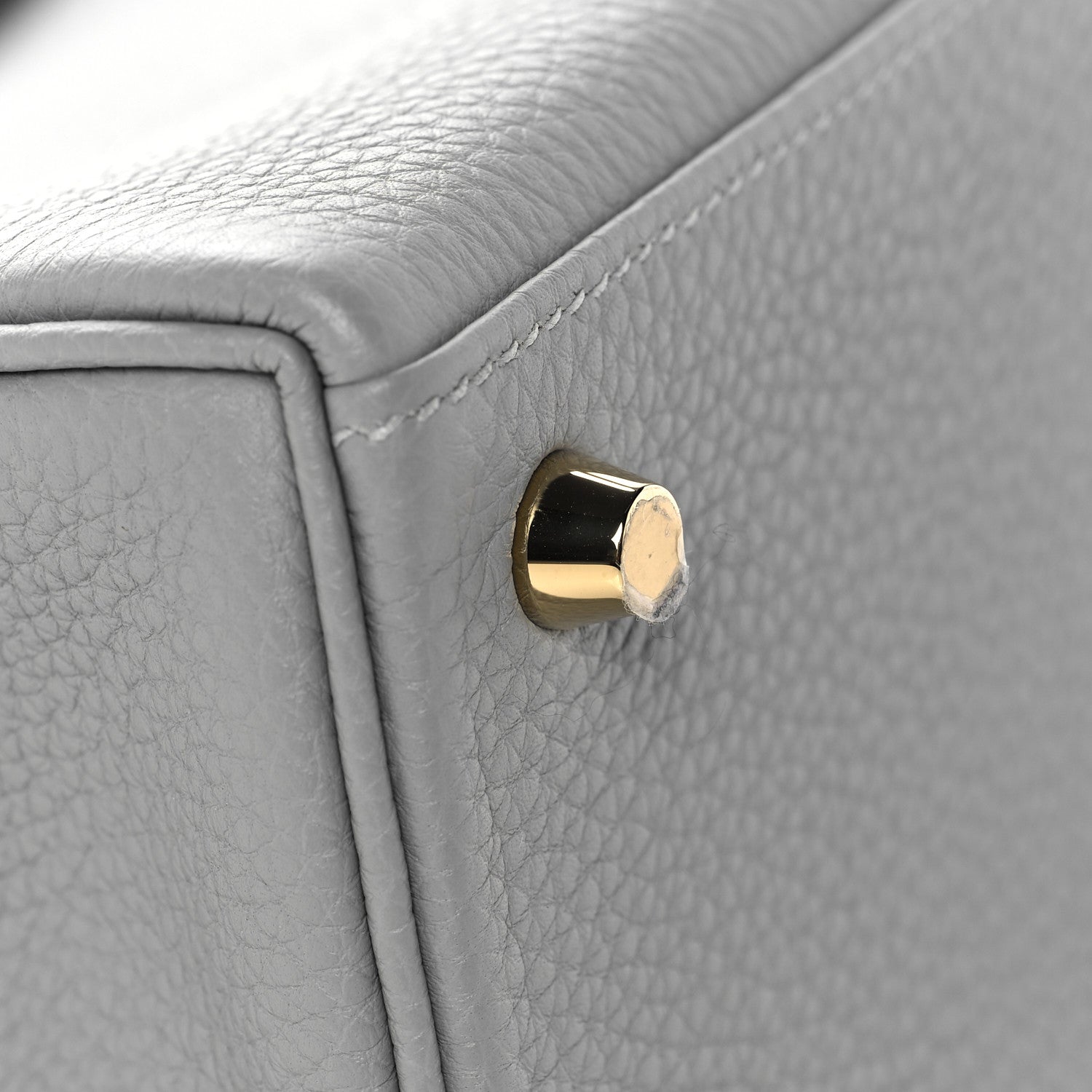 Hermes Togo Kelly Retourne 25 Gris Mouette 10 of 38