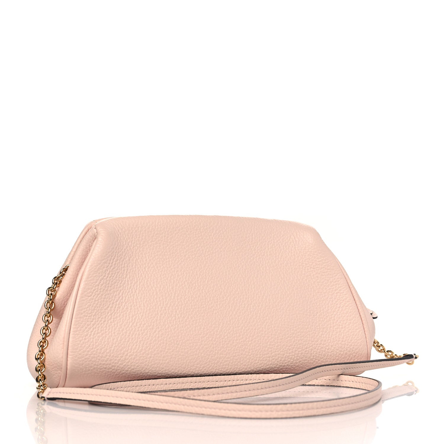 Salvatore Ferragamo Calfskin Small Gancini Crossbody Pink Lemonade 3 of 11