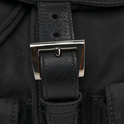 Prada Re-Nylon Saffiano Medium Backpack Black 11 of 14