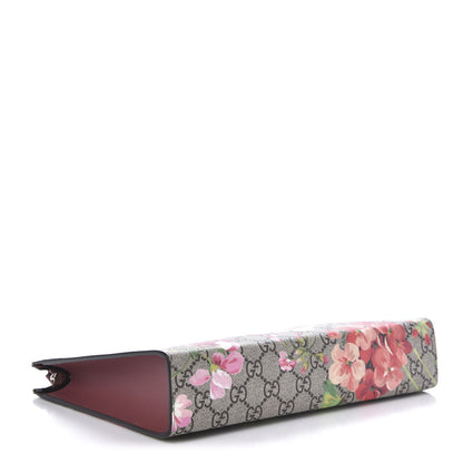 Gucci GG Supreme Monogram Blooms Large Cosmetic Case Beige Multicolor Dry Rose 4 of 10