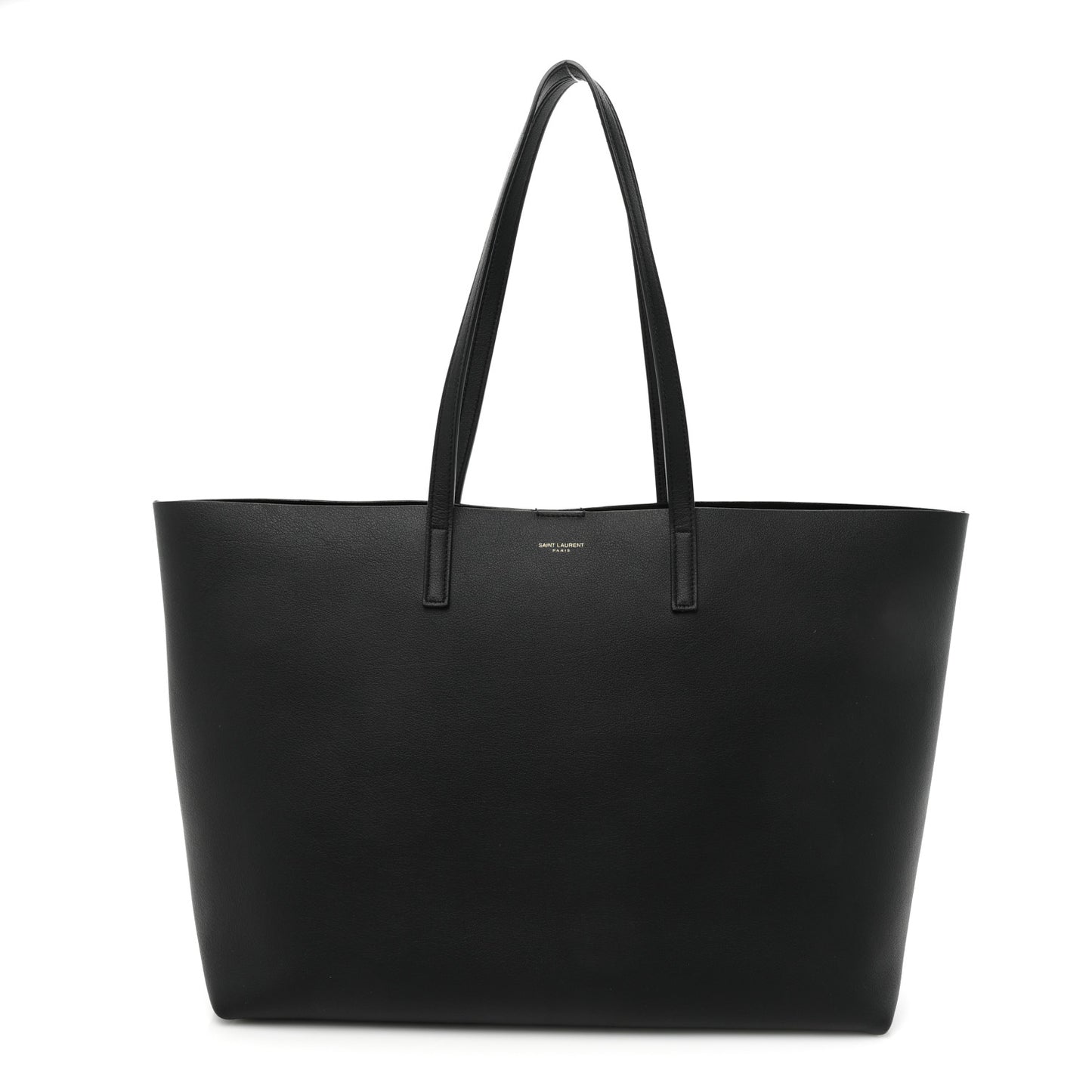 Calfskin Large Shopping Tote Black