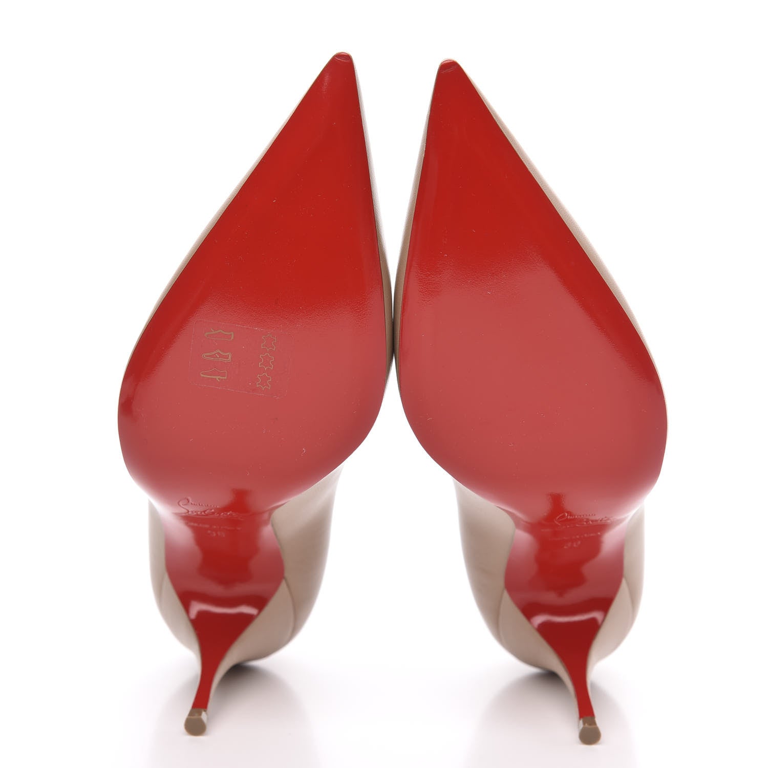 Christian Louboutin Nappa Clare 80 Pumps 38 Nude 5 of 8