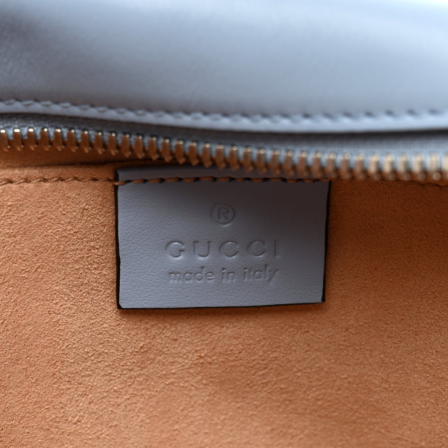 Calfskin Matelasse Small GG Marmont Chain Shoulder Bag Porcelain Light Blue