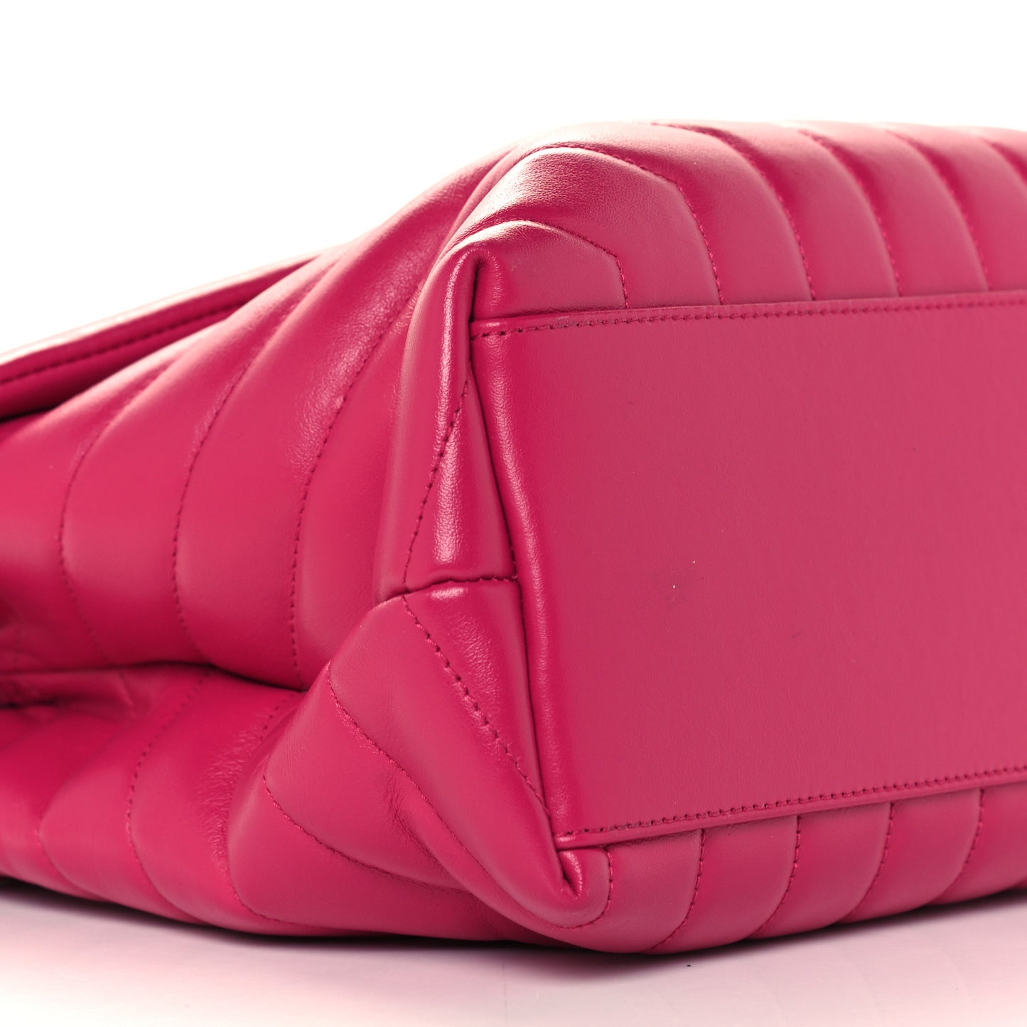 Calfskin Y Quilted Monogram Medium Loulou Chain Satchel Freesia