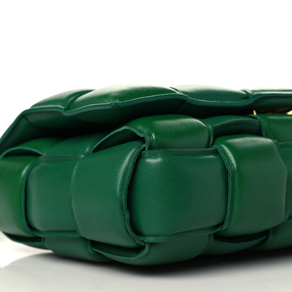 Bottega Veneta Nappa Maxi Intreccio Padded Cassette Crossbody Bag Racing Green 8 of 10