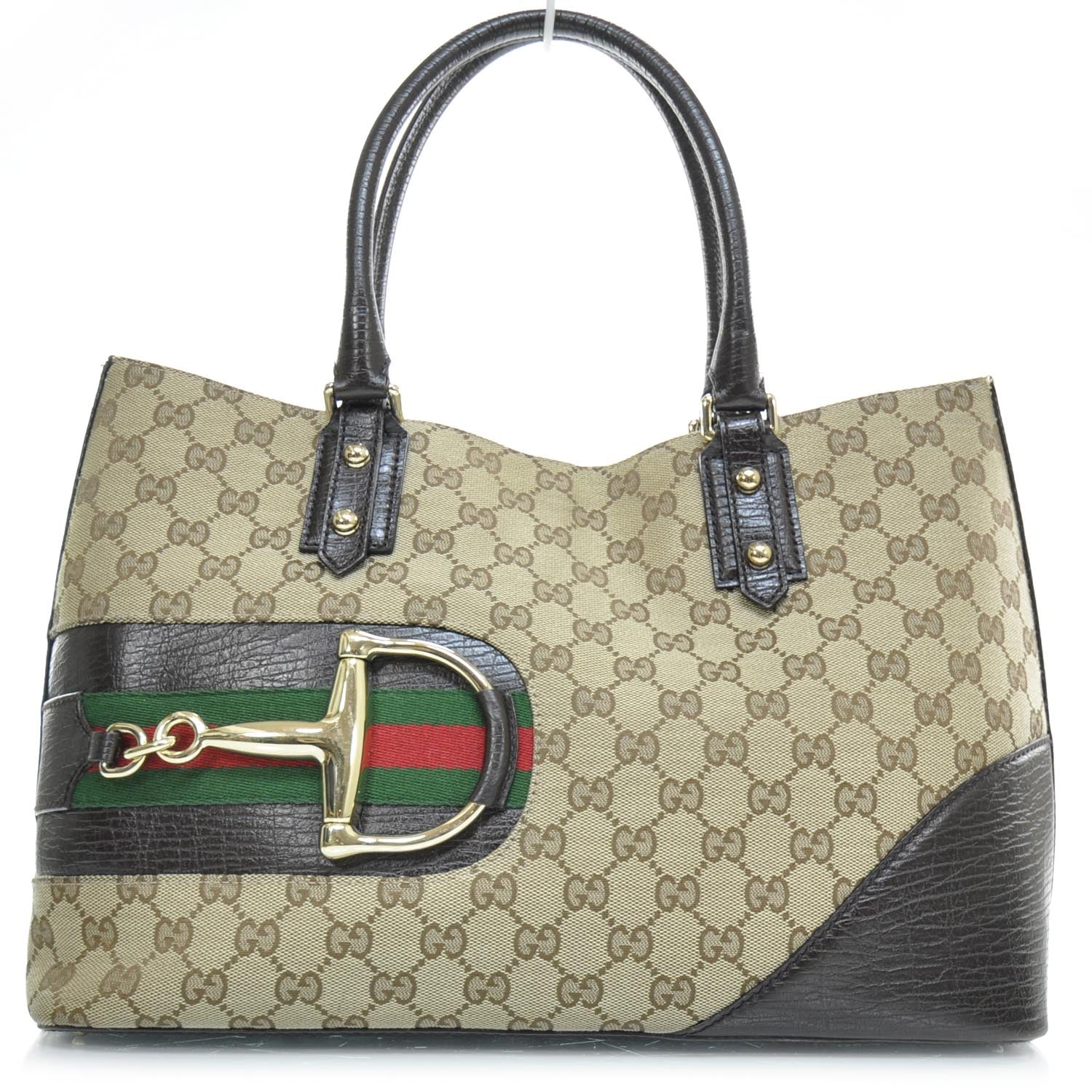 Gucci Monogram Hasler Tote 1 of 11