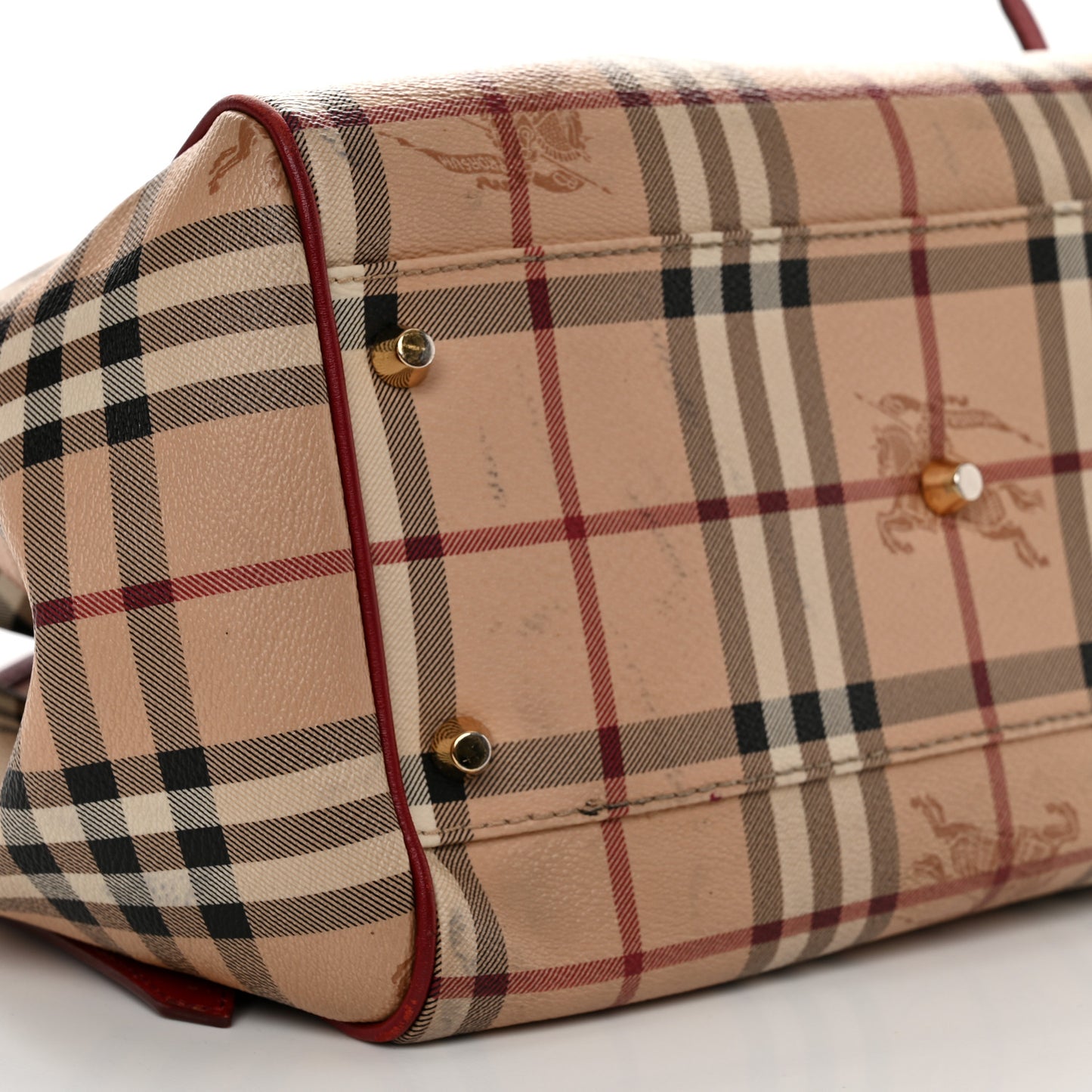 Haymarket Check Small Canterbury Tote Red