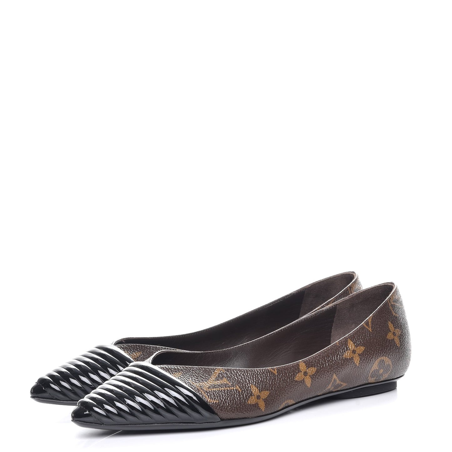 Monogram Inspired Ballerina Flats 36