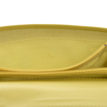 Chanel Caviar Timeless CC Yen Wallet Yellow 18 of 19