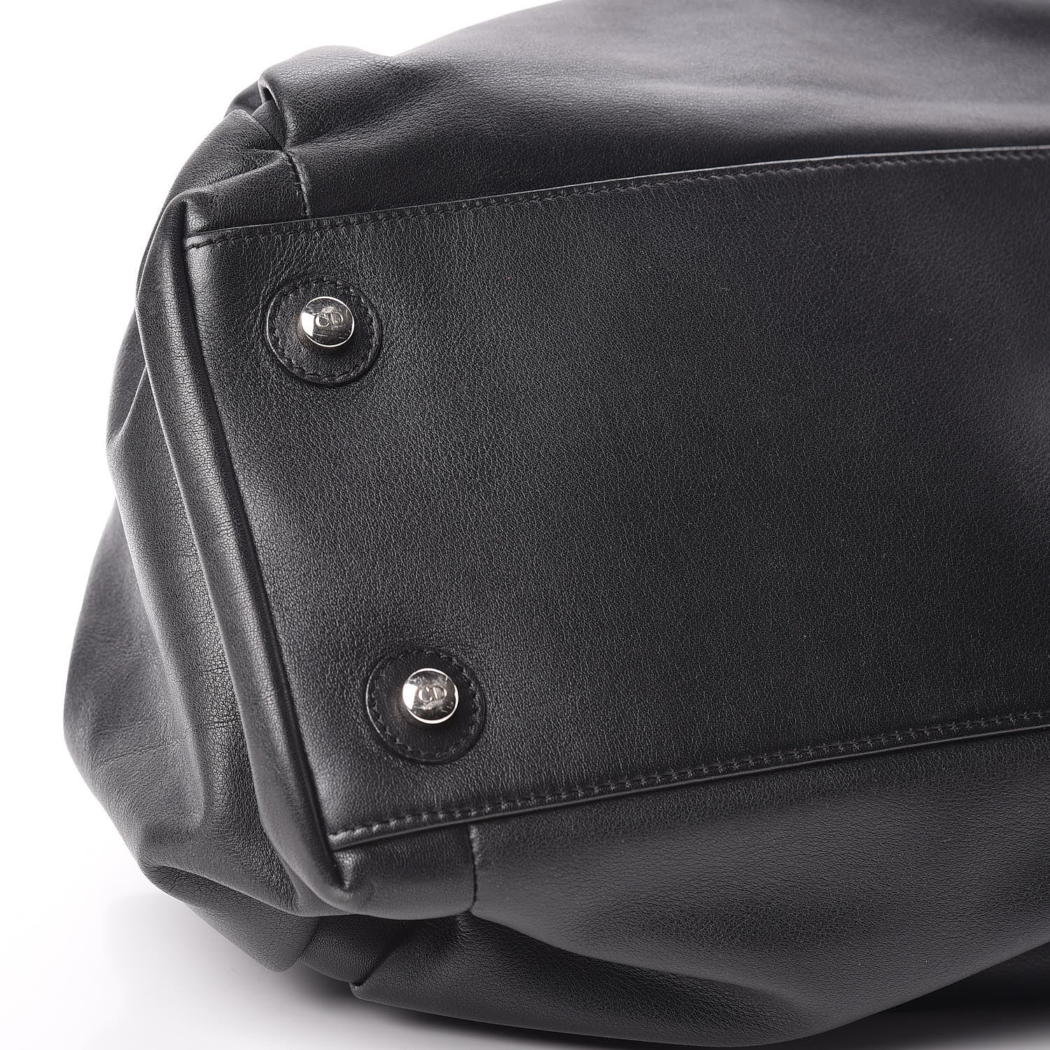 Christian Dior Lambskin Medium Le Trente Tote Black 9 of 10