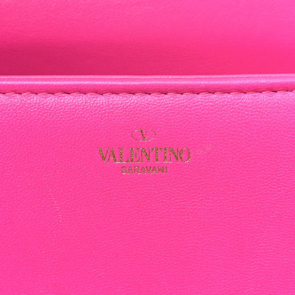 Valentino Garavani Nappa Tonal Monochrome One Stud Top Handle Bag Pink PP 4 of 7