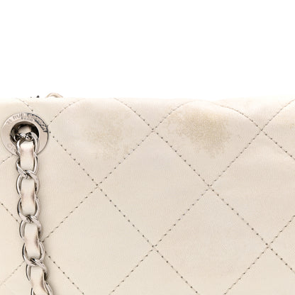 Chanel Calfskin Quilted VIP Flap White Black 14 of 21