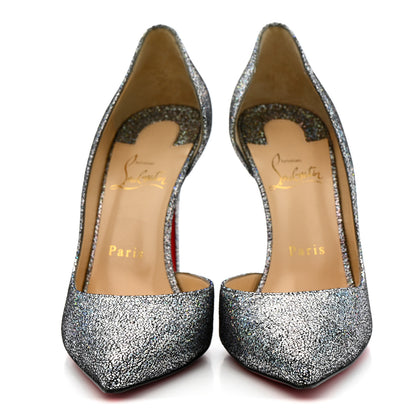 Christian Louboutin Nappa Mica Iriza 100 Pumps  39 Silver 3 of 10