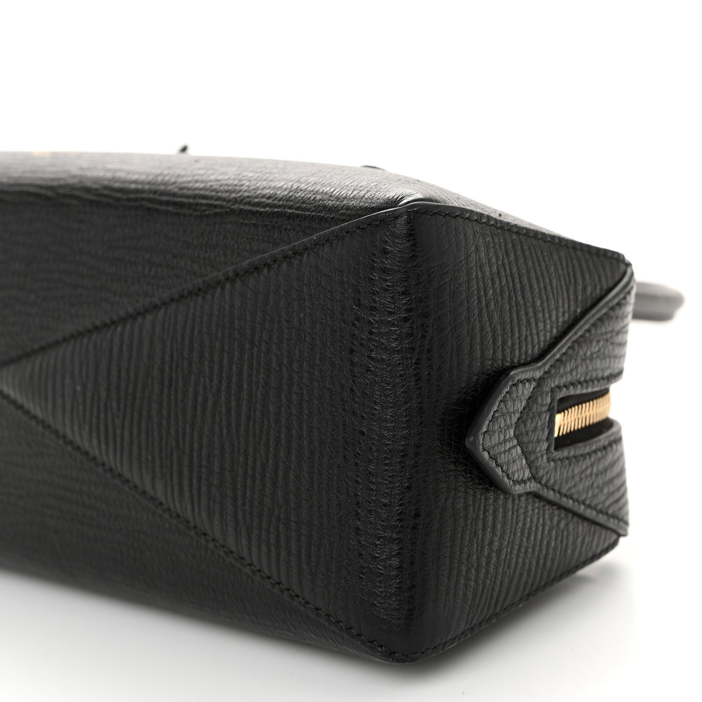 Goatskin Medium Le Teckel Bag Black