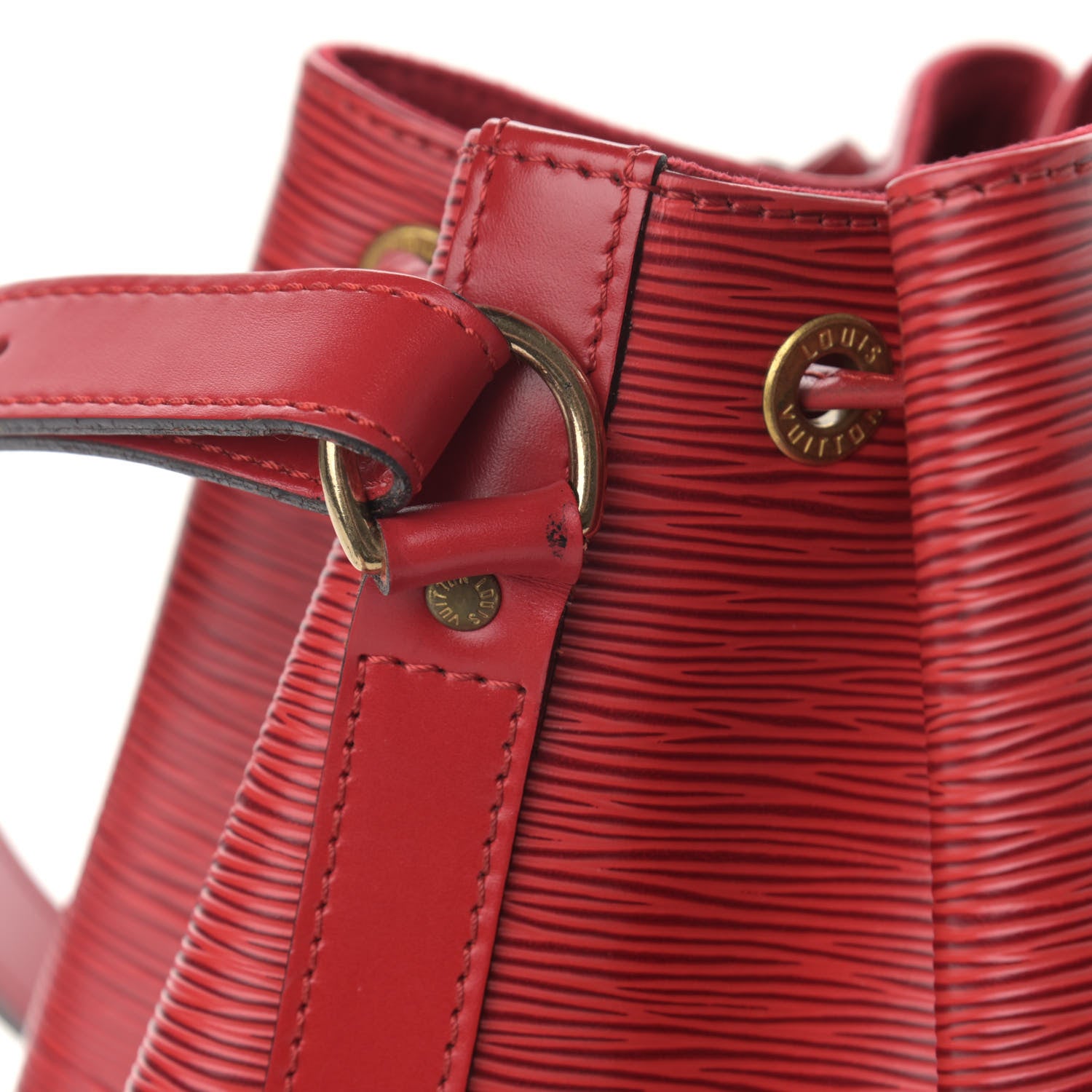 Louis Vuitton Epi Petit Noe Castillan Red 14 of 15
