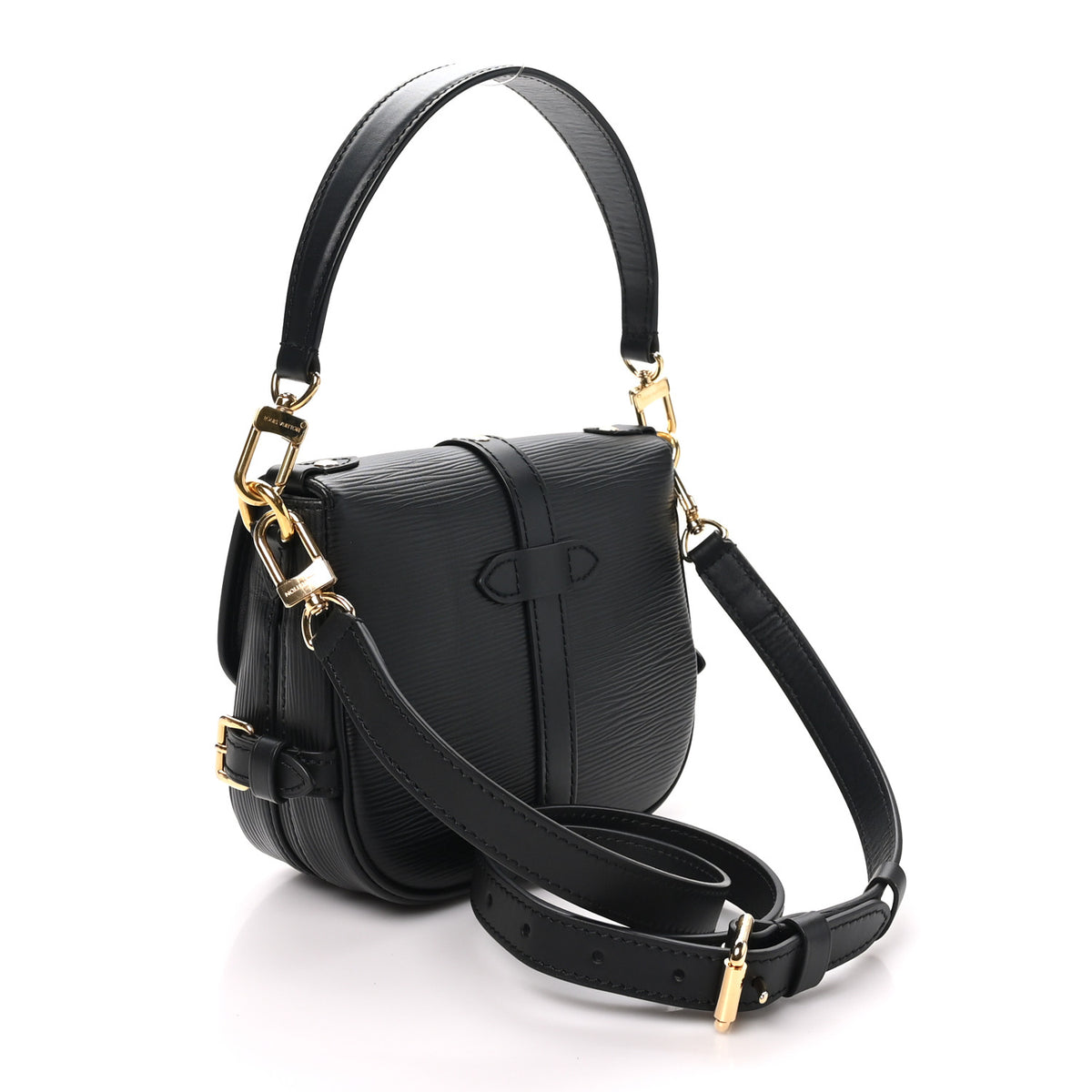 Louis Vuitton Epi Saumur BB Black 2 of 9