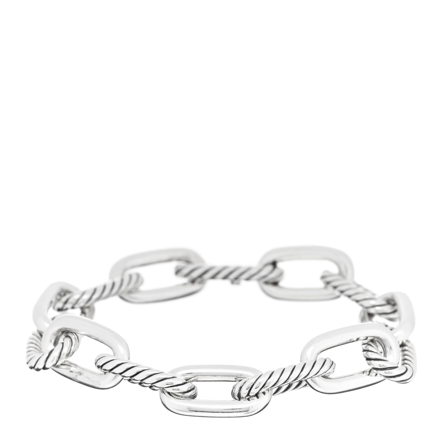 David Yurman Sterling Silver 11mm Madison Chain Bracelet 1 of 3