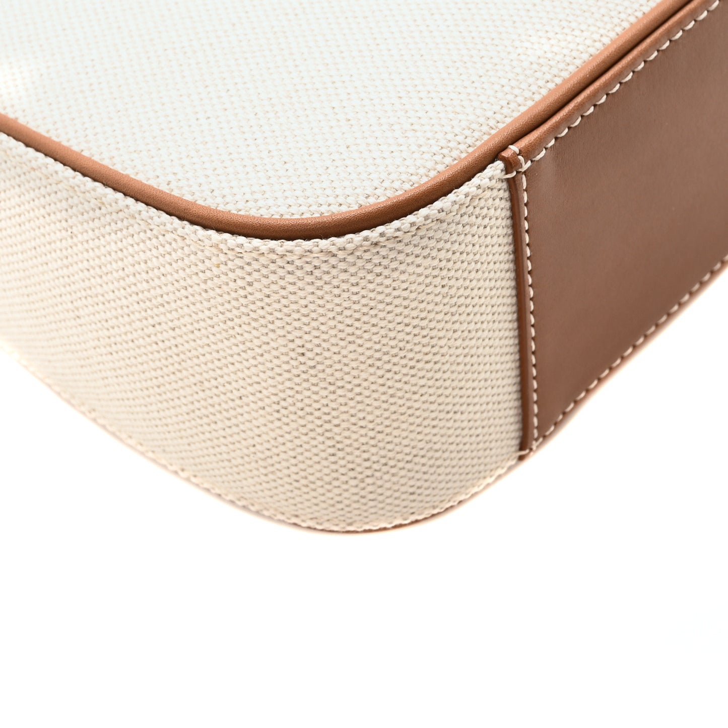 Smooth Calfskin Canvas Le 5 A 7 Hobo Natural Beige Brick