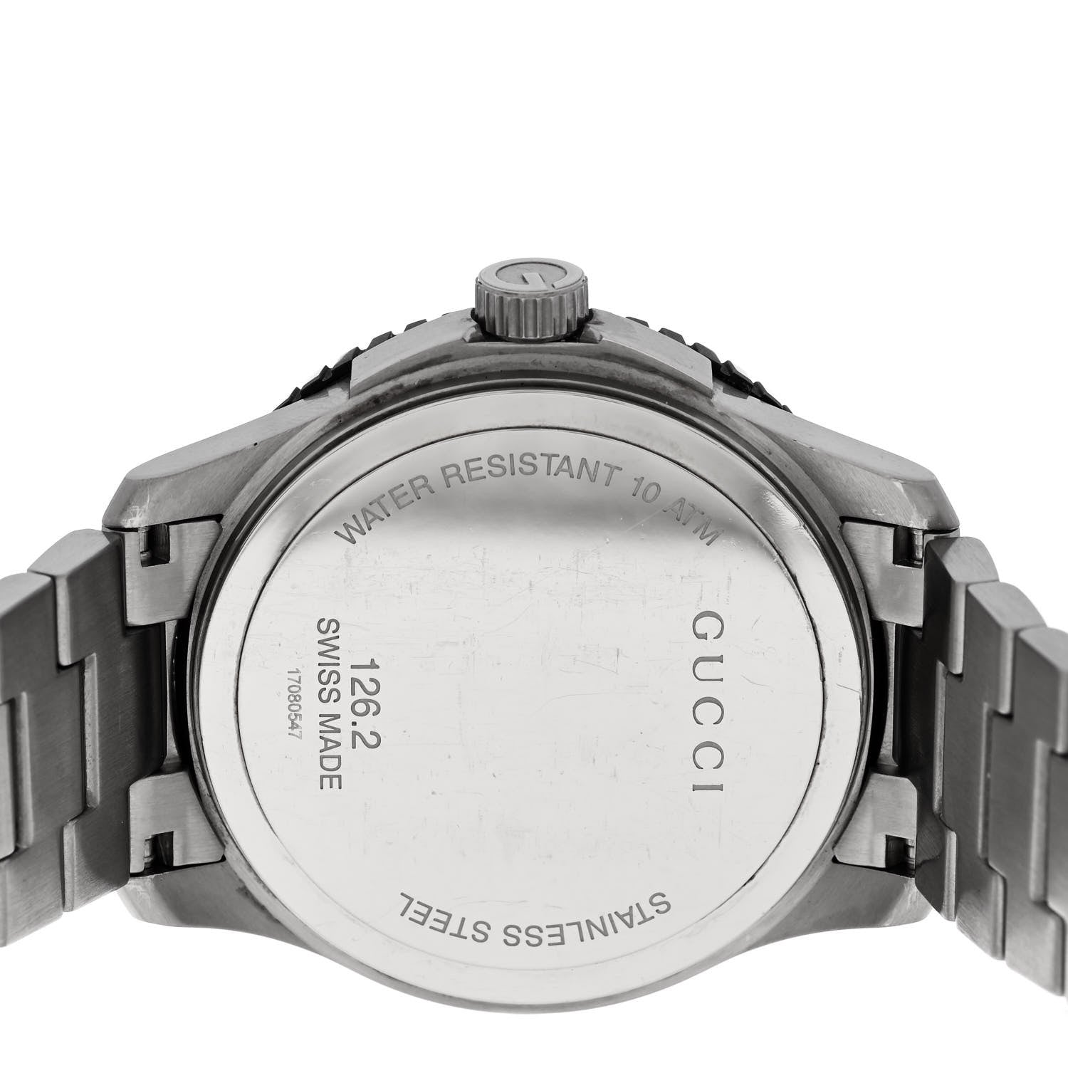 Gucci Stainless Steel 44mm G-Timeless Sport Quartz Watch White 4 of 4