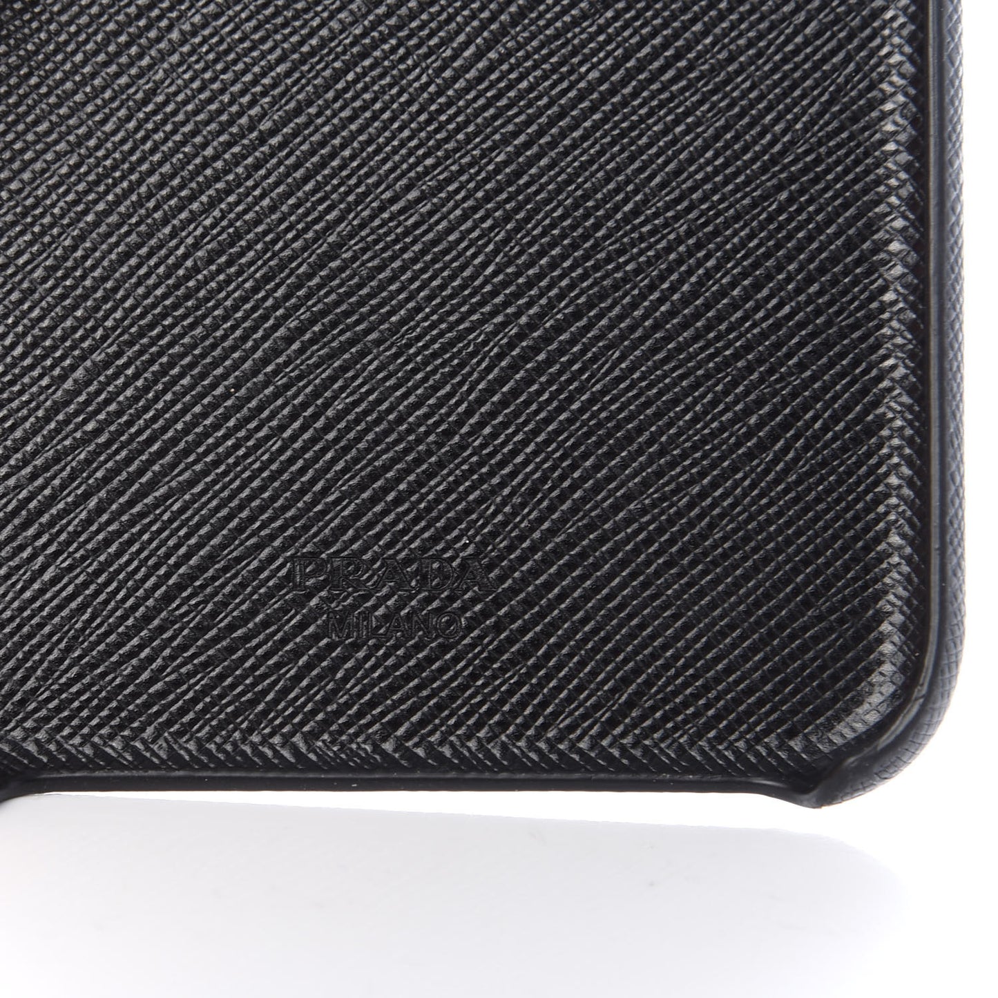 Saffiano iPhone 11 Pro Max Case Black Hibiscus