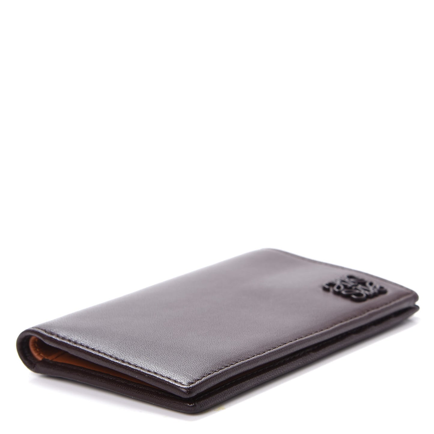 Calfskin Bi-Fold Wallet Brown