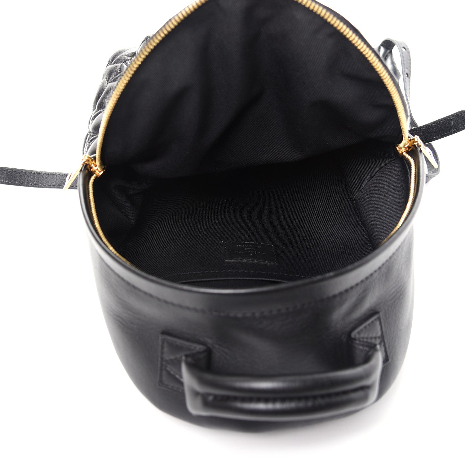 Louis Vuitton Lambskin Flower Quilted Palm Springs Backpack PM Black 4 of 8