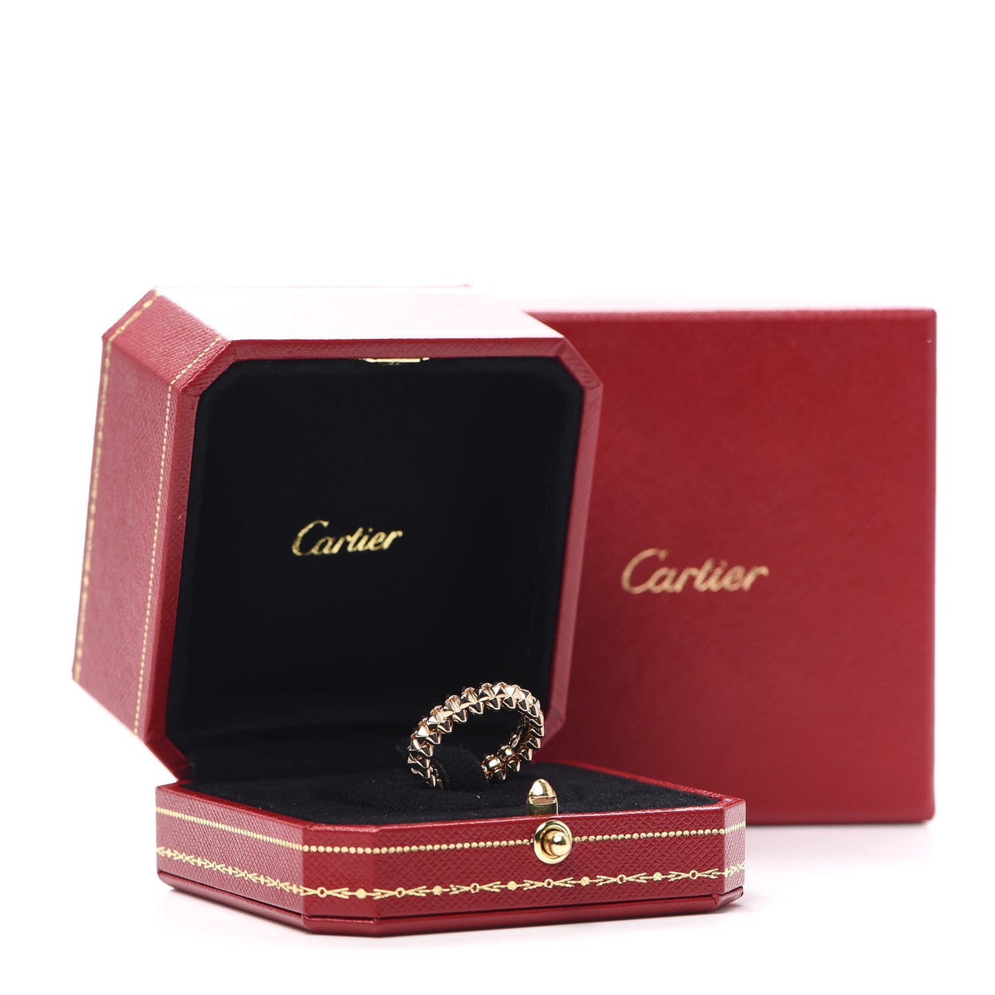 18K Pink Gold SM Clash De Cartier Ring 51 5.75