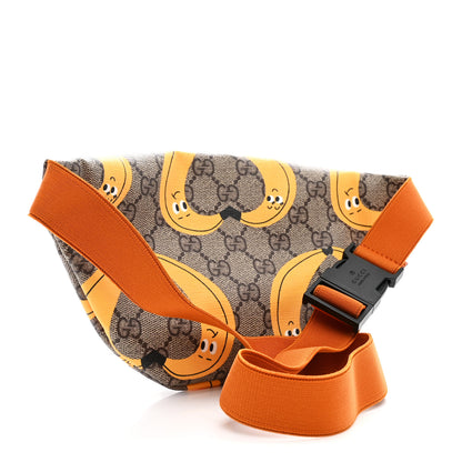 Gucci GG Supreme Monogram Banana Childrens Belt Bag Beige Ebony Multicolor Carrot Orange 3 of 11