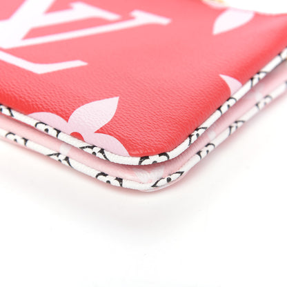 Louis Vuitton Monogram Giant Double Zip Pochette Rouge 9 of 10
