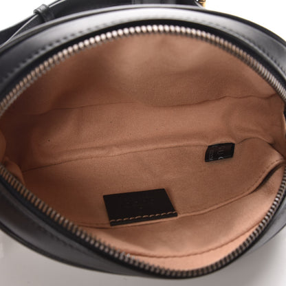 Gucci Calfskin Matelasse GG Marmont Belt Bag 85 34 Black 5 of 9