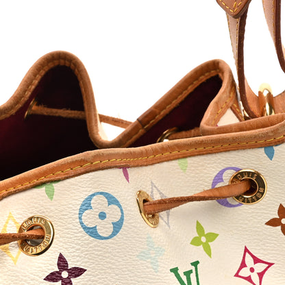 Louis Vuitton Monogram Multicolor Petit Noe White 14 of 20
