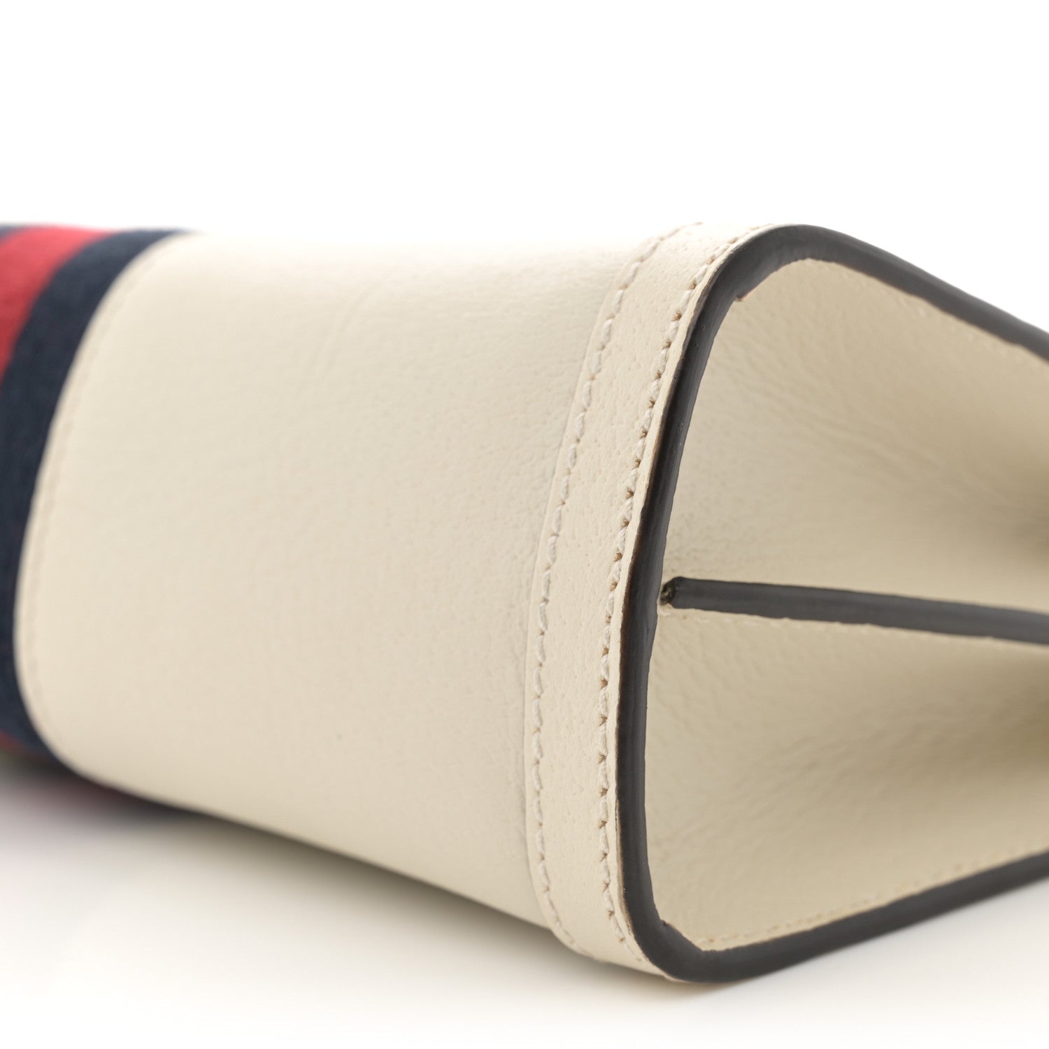 Gucci Textured Calfskin Web Small Ophidia Chain Shoulder Bag Mystic White 11 of 11