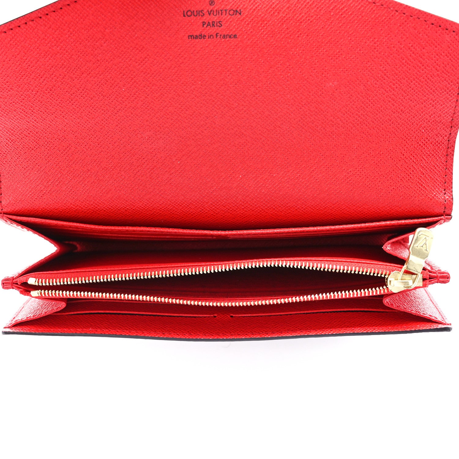 Louis Vuitton Monogram Sarah Wallet NM Coquelicot 5 of 11