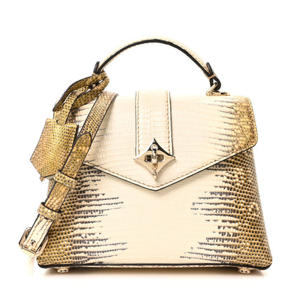 Louis Vuitton Lizard Ombre Rose Des Vents Mini Natural 1 of 10