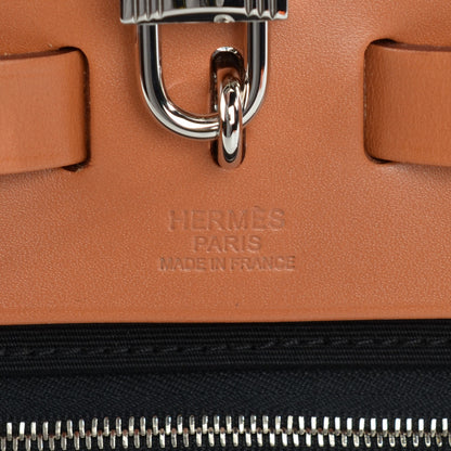 Hermes Vache Hunter Toile Herbag Zip PM 31 Black 14 of 16