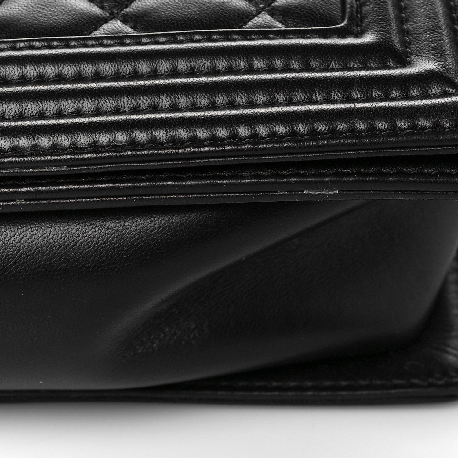 Chanel Lambskin Quilted Large Boy Flap Black 16 of 19