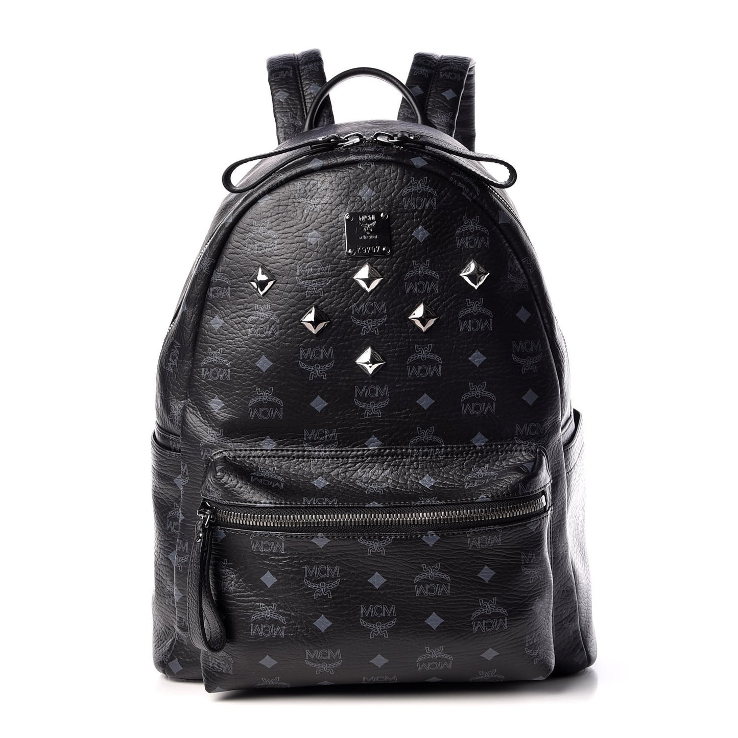 Visetos Medium Sprinkle Stud Stark Backpack Black