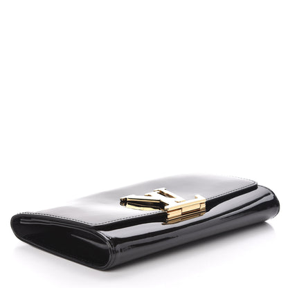 Louis Vuitton Patent Louise Clutch Black 4 of 7