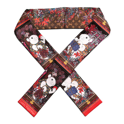 Louis Vuitton Silk Vuittonite Bandeau Brown 1 of 3