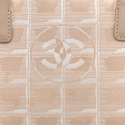 Chanel Nylon Travel Bowler Beige 8 of 10