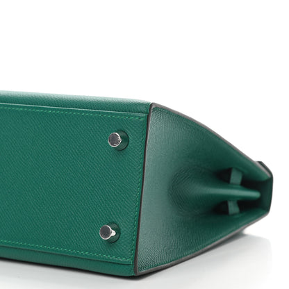 Hermes Epsom Kelly Sellier 25 Malachite 10 of 11