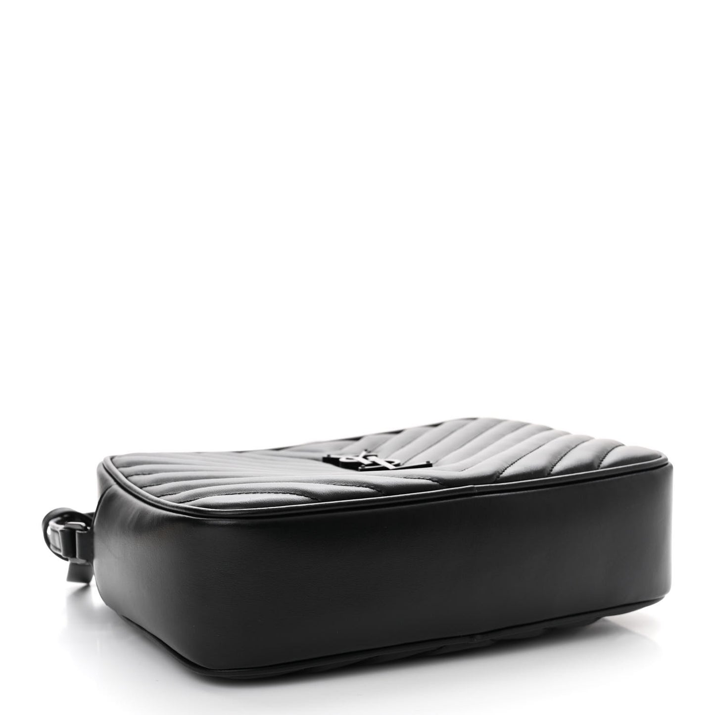 Calfskin Matelasse Monogram Monochrome Lou Camera Bag Black