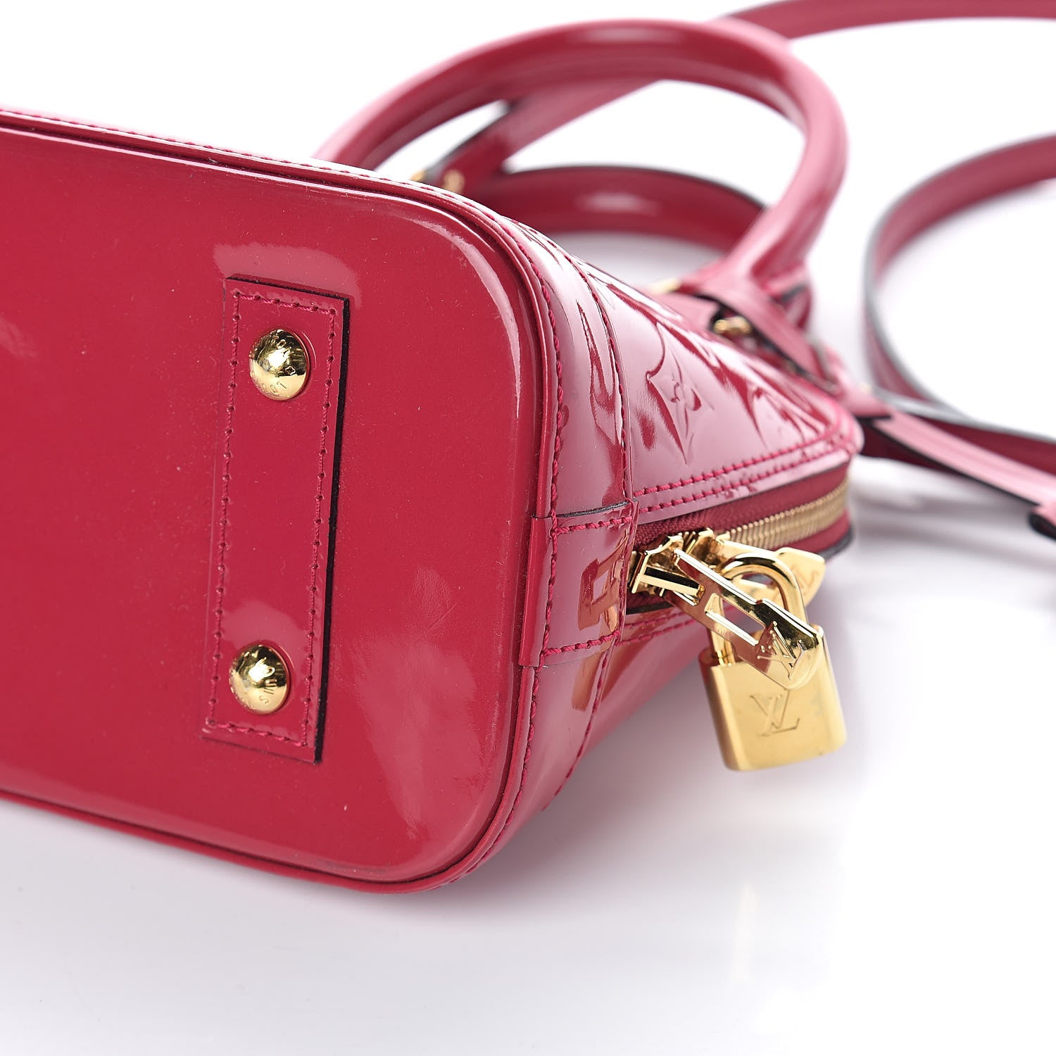 Louis Vuitton Vernis Alma BB Rose Indien 9 of 9