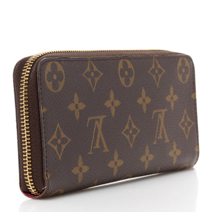 Louis Vuitton Monogram Clemence Wallet Fuchsia 3 of 12