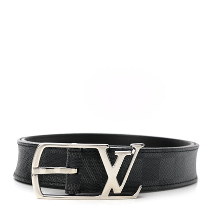 Louis Vuitton Damier Graphite 30mm Neogram LV Belt 85 34 1 of 8