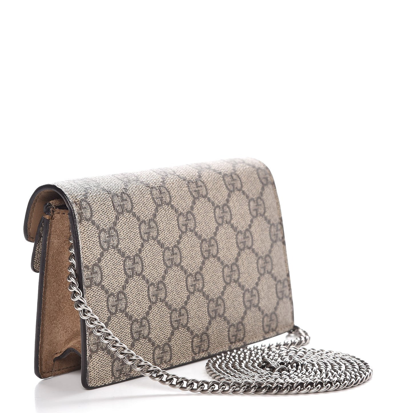 GG Supreme Monogram Super Mini Dionysus Shoulder Bag Taupe