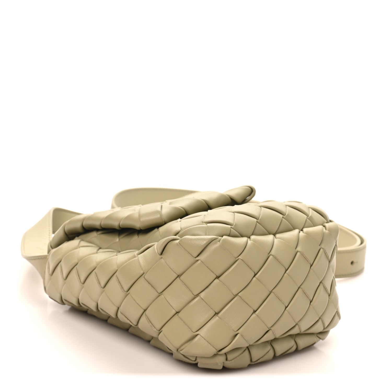 Bottega Veneta Nappa Intrecciato Mini Vertical Cobble Shoulder Bag Travertine 4 of 9