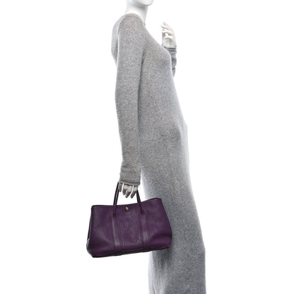 Hermes Negonda Garden Party Tote 30 TPM Cassis 2 of 9